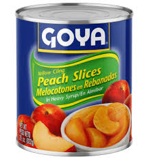 5- MELOCOTONES REBANADOS 12/29OZ